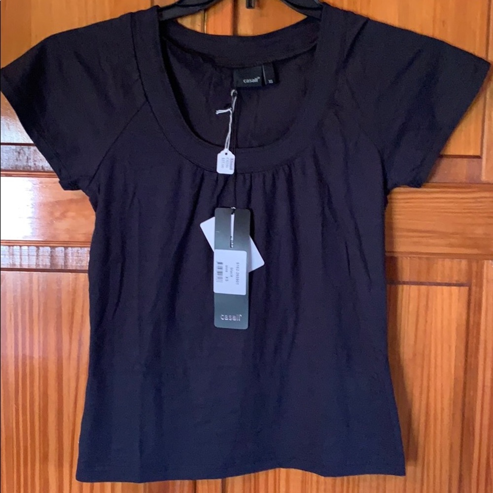 Casall Black Women's Tee Shirt Size XS NWT